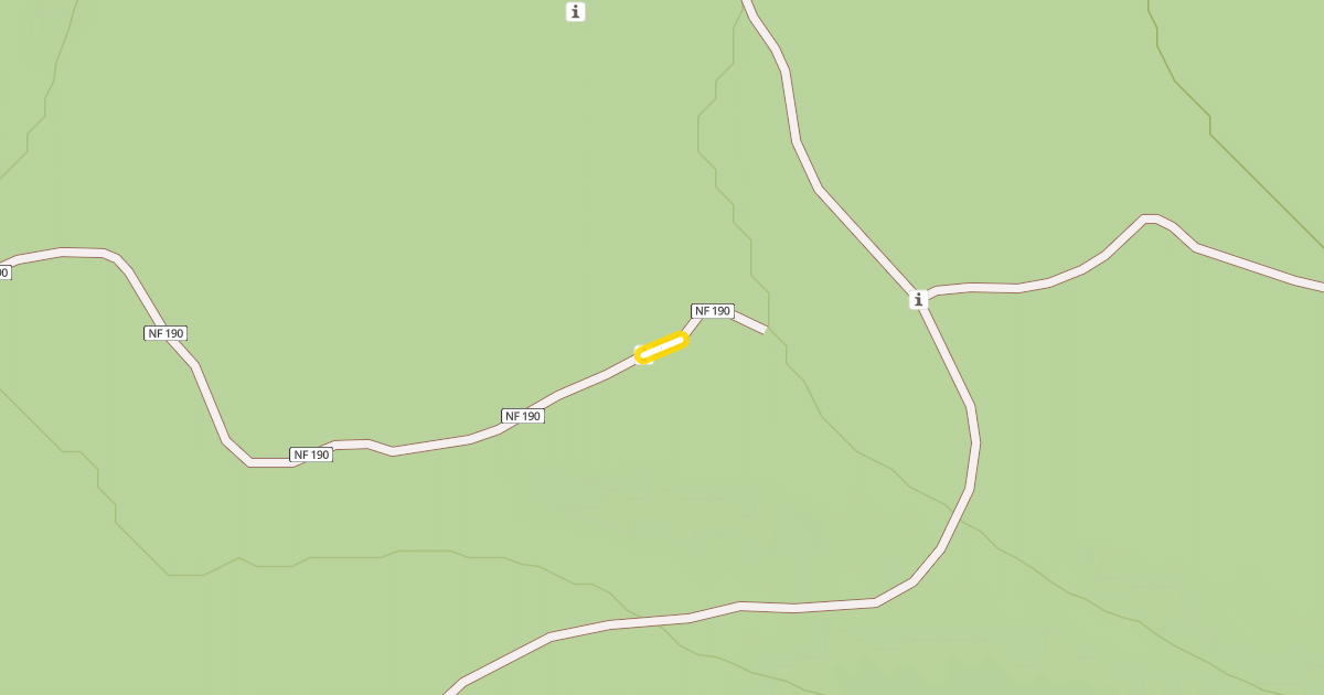 Map preview of Forest Road 4600-190
