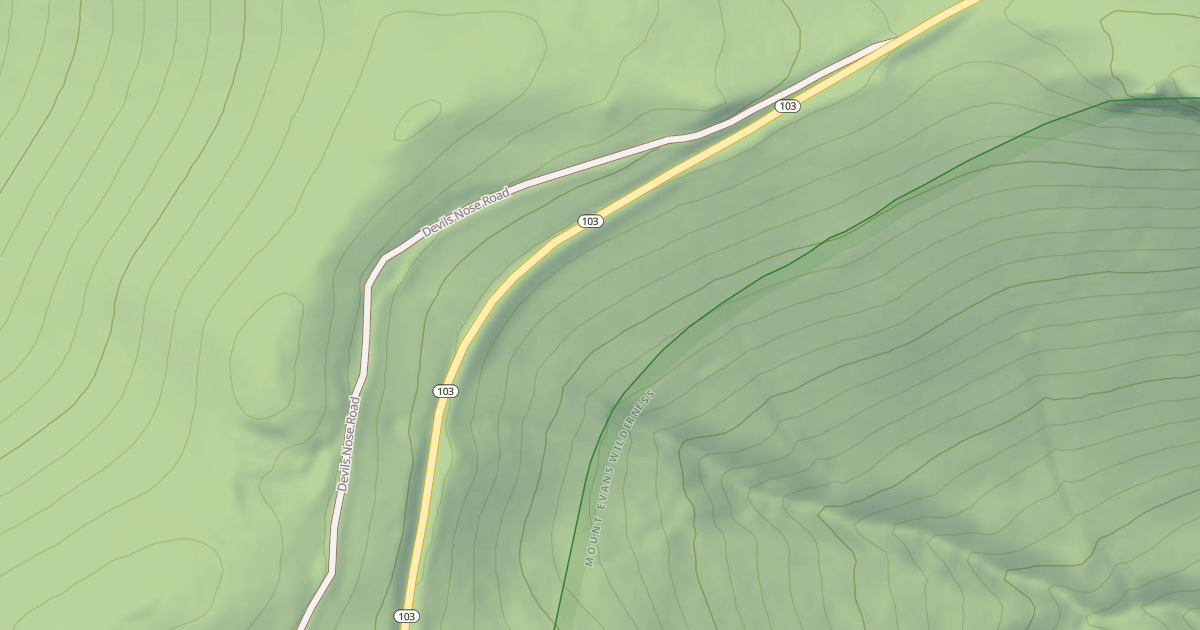 Map preview of DEVILS NOSE