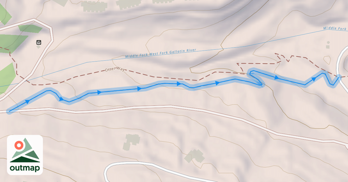 Map of Otter Slide