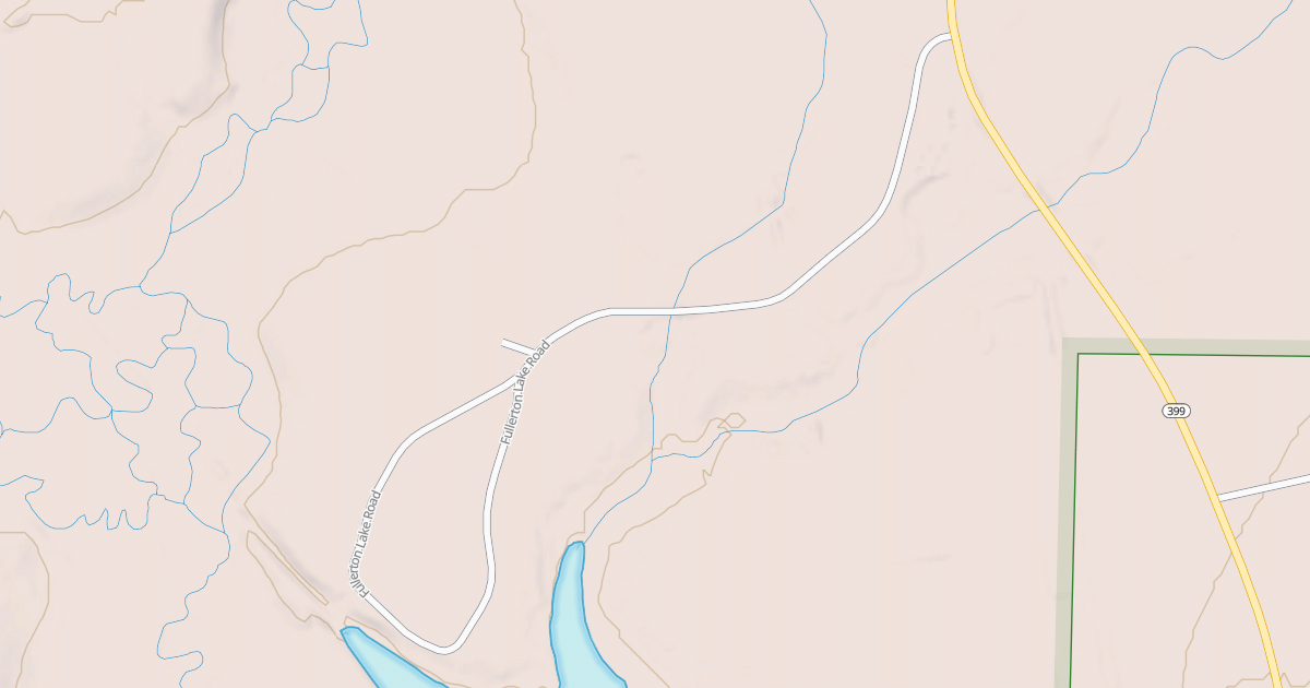 Map preview of FULLERTON LAKE
