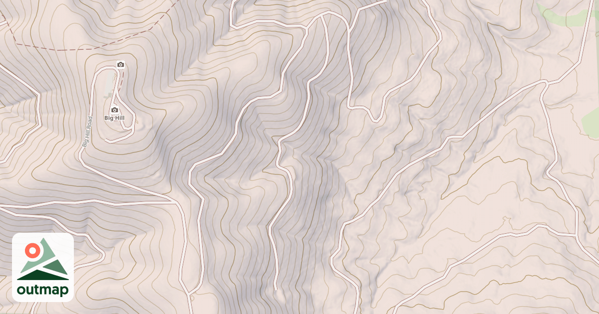 Map of BIG HILL EAST