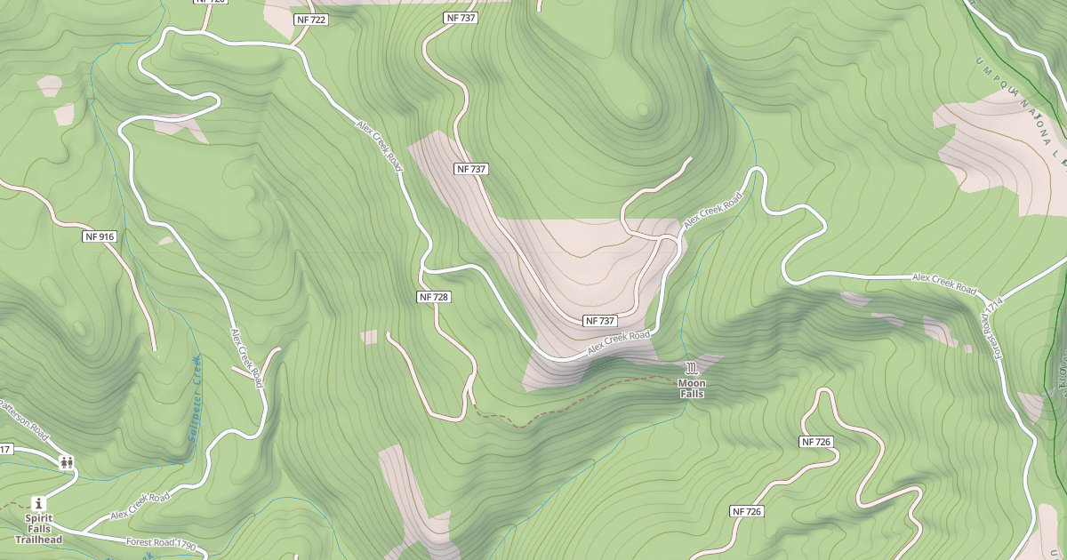 Map preview of ALEX CREEK