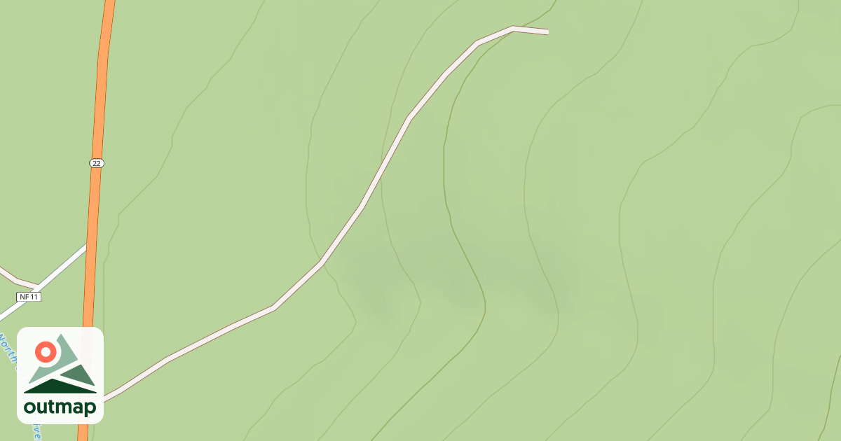 Map of DOWNING CREEK ROCK PIT