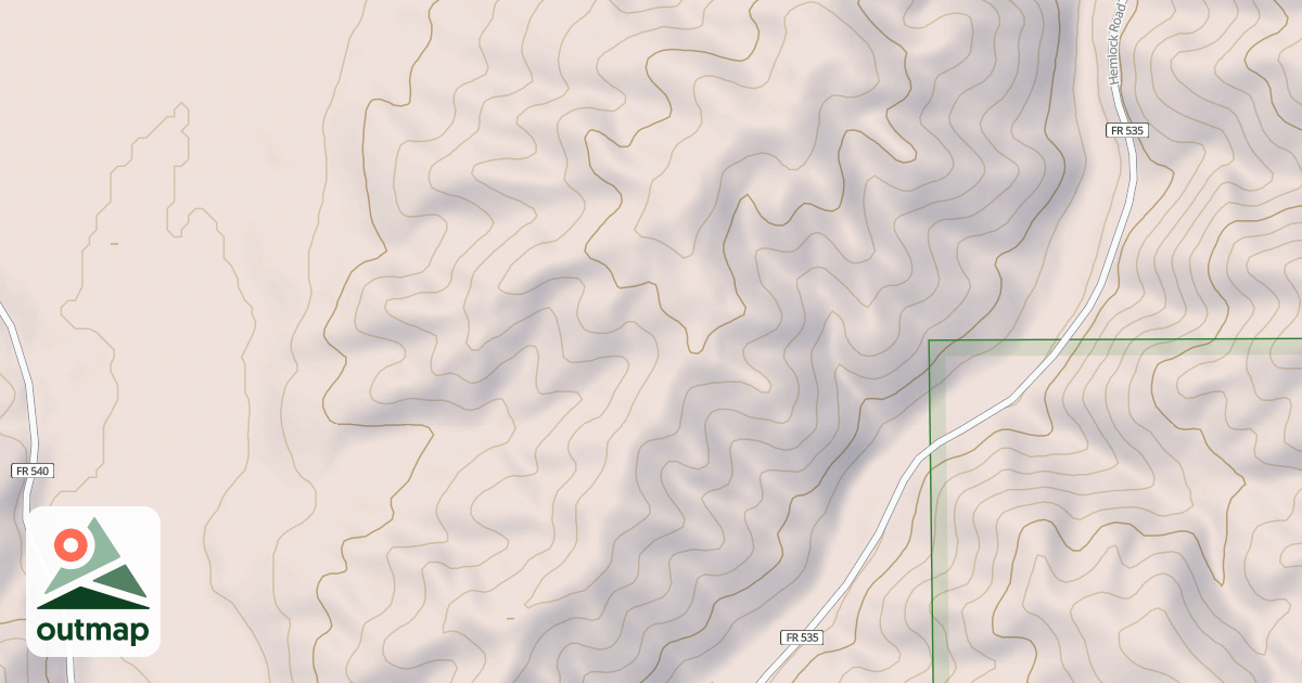 Map of LONG RIDGE