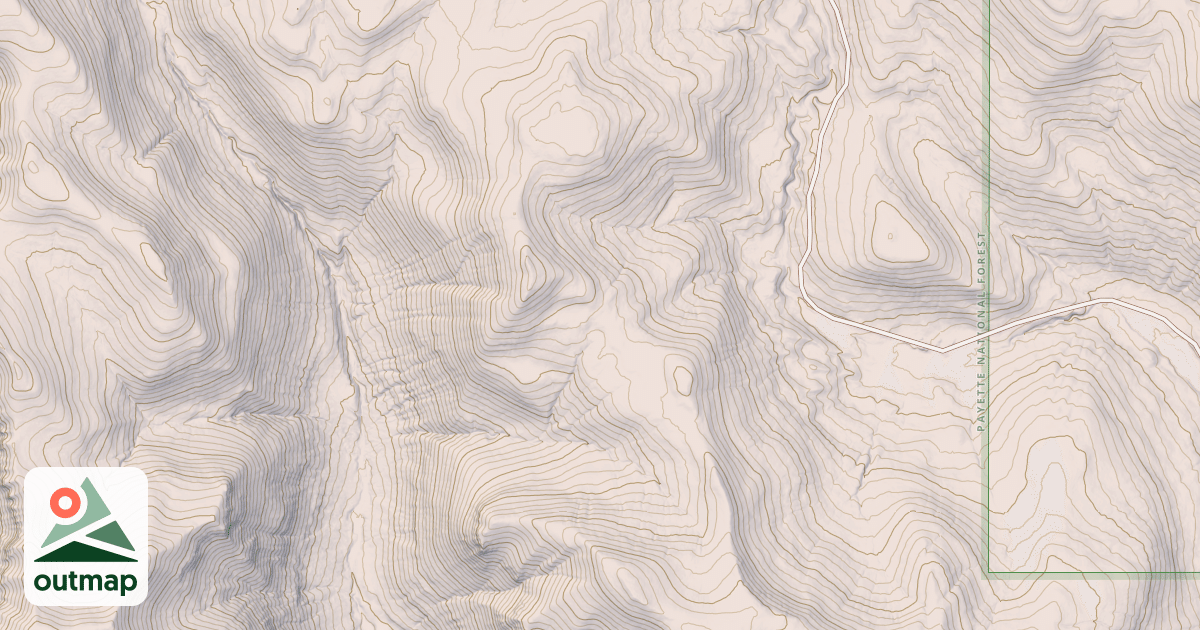 Map of Big Flat