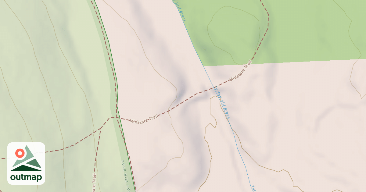 Map of Midstate Trail