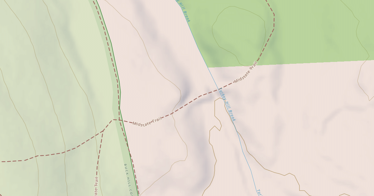Map preview of Midstate Trail