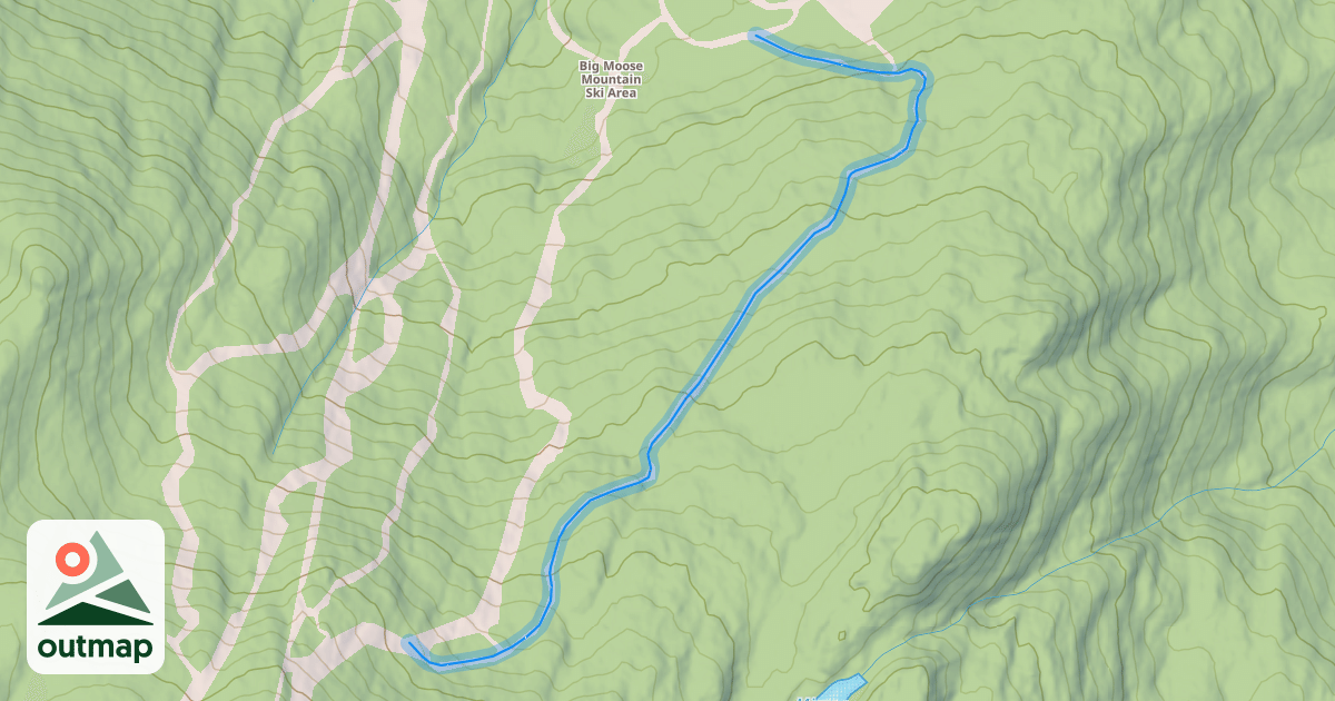 Map of East Branch