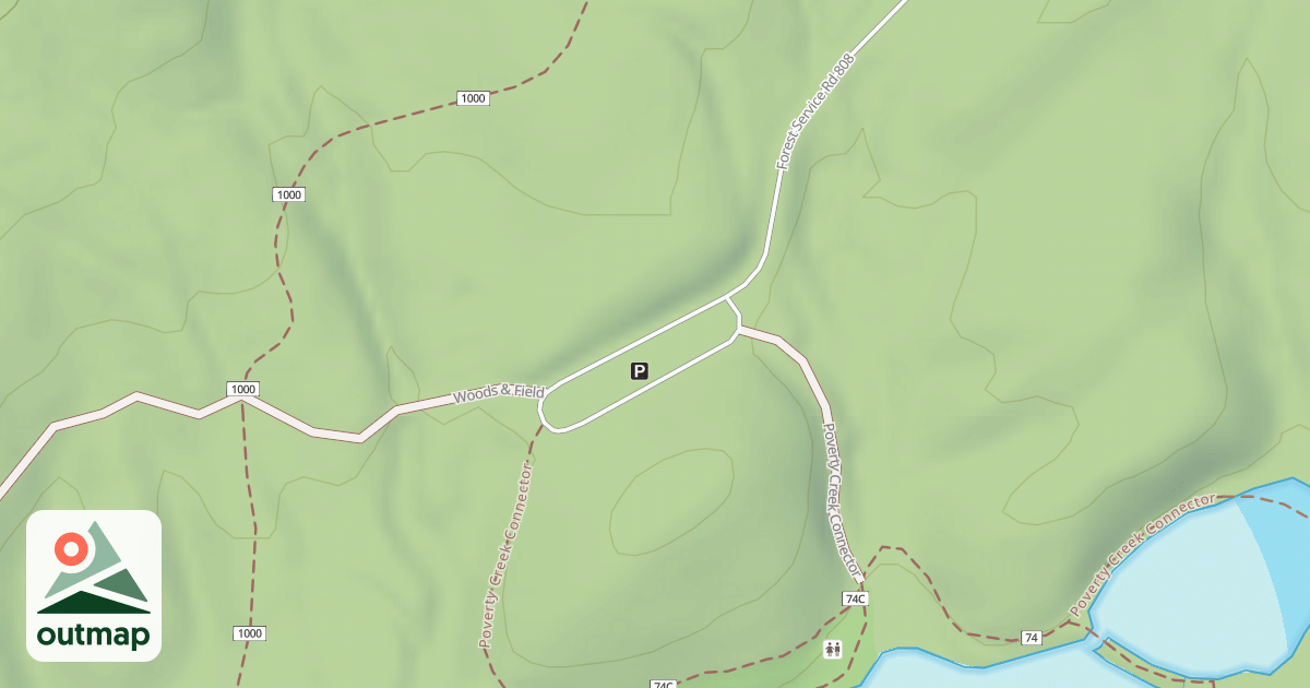 Map of PAN. POND LOOP B