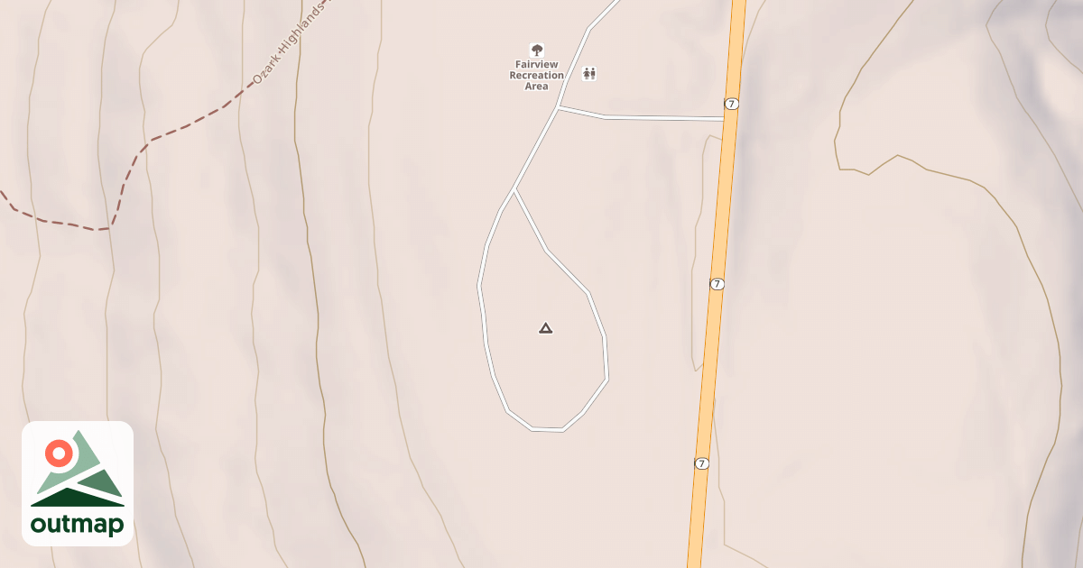 Map of FAIRVIEW REC LOOP