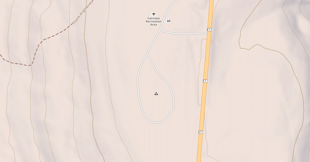 Map preview of FAIRVIEW REC LOOP