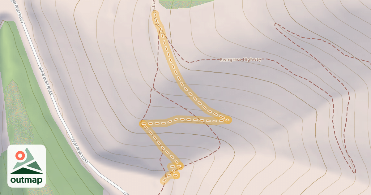 Map of Uphill Access to Paradise