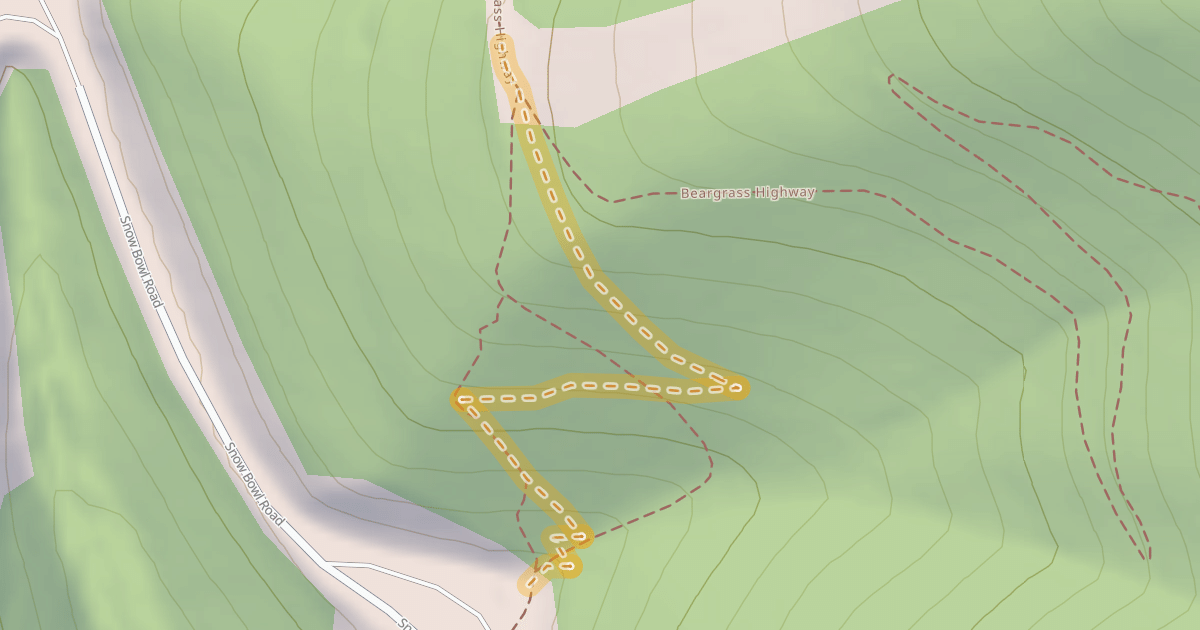 Map preview of Uphill Access to Paradise
