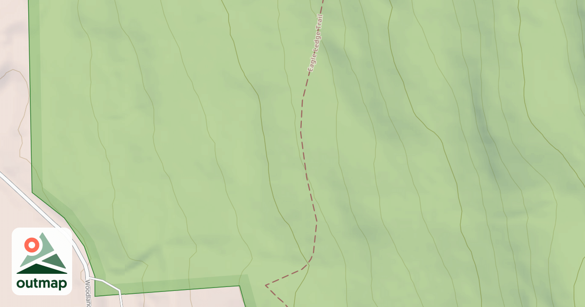 Map of Eagle Ledge Trail