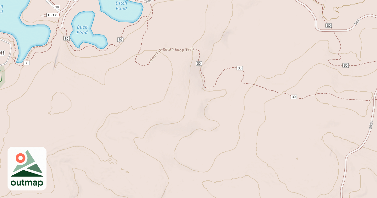 Map of MOONSHINE RUN