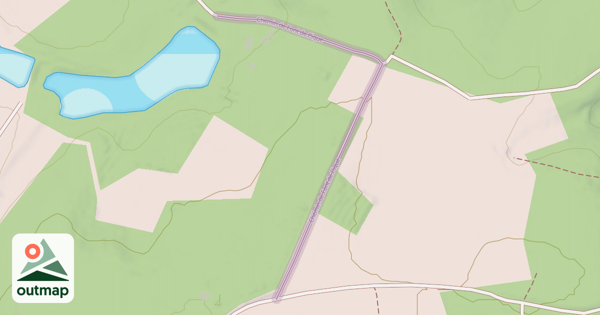 Map of Chemin de Font de Pique
