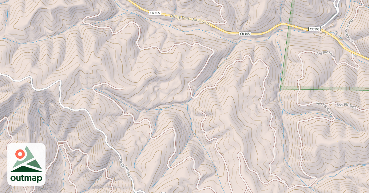 Map of BUCKEYE CREEK