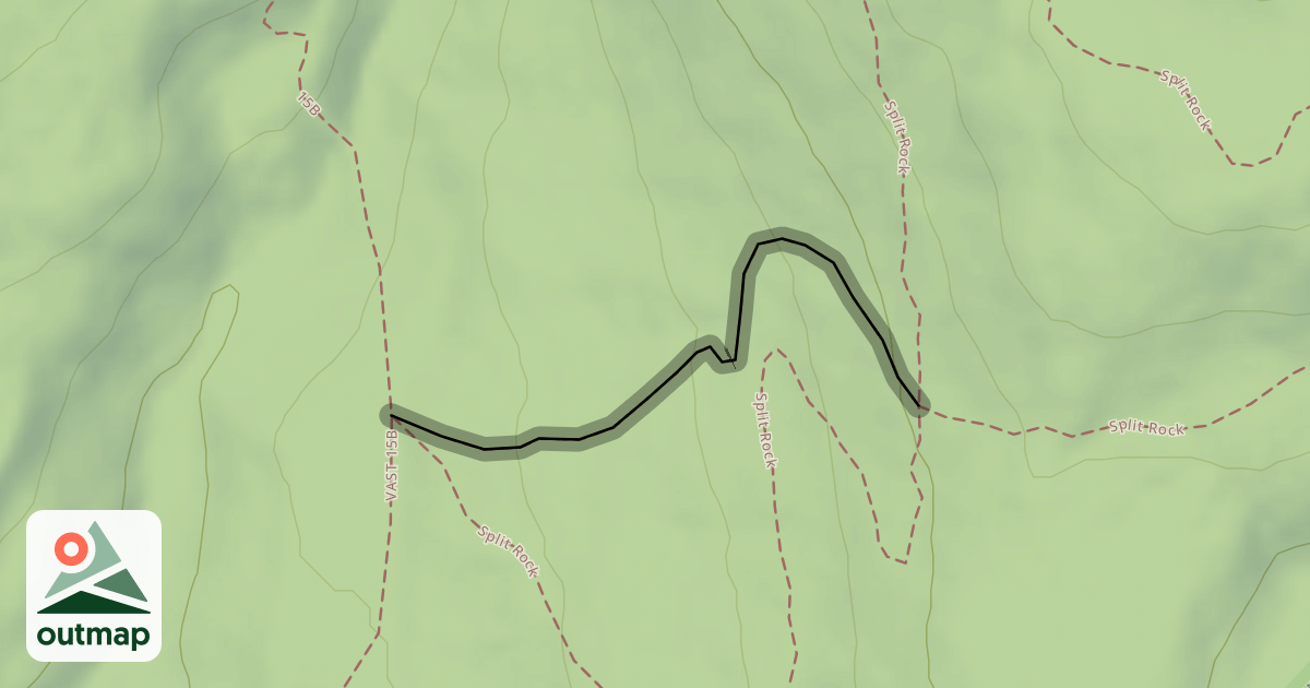 Map of Split Rock