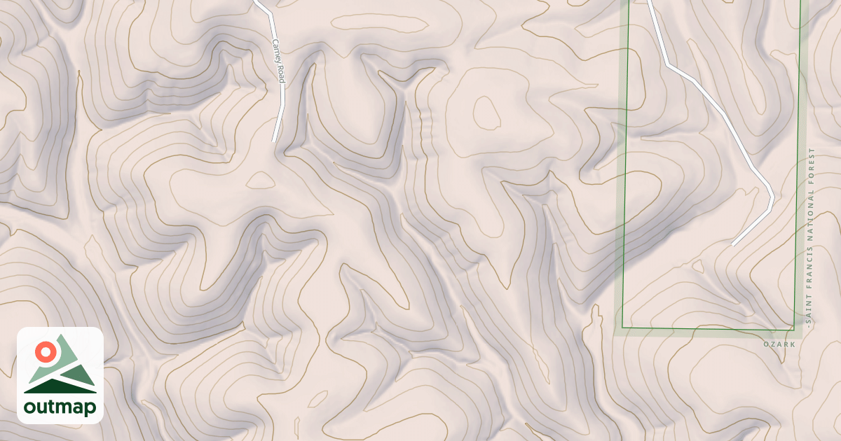 Map of USFS Motor Vehicle Use Map Roads {D0AF2AE7-798F-44B1-8FC5-B6C349573CFE}