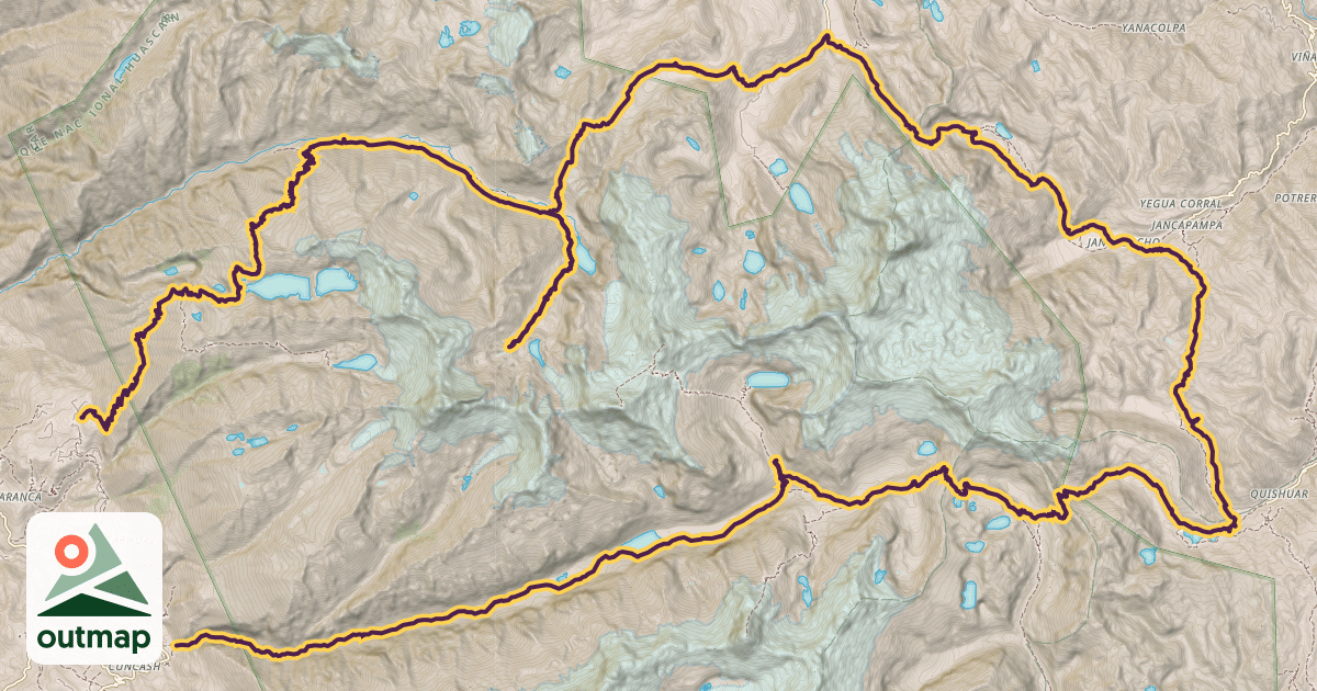 Map of Alpamayo Circuit