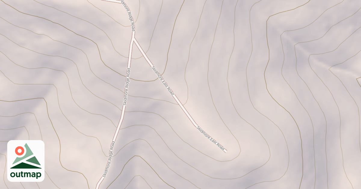Map of SKIDMORE EAST