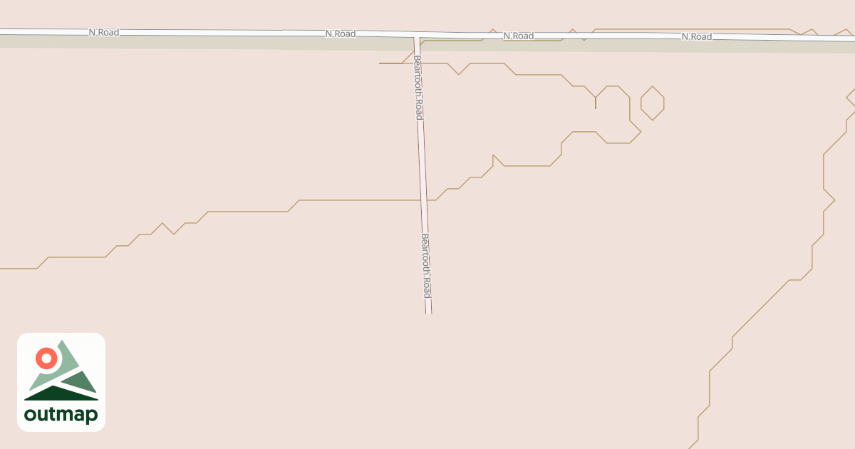 Map of BEARTOOTH