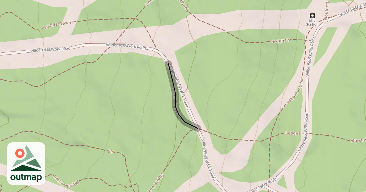 Map of Lower Ledges