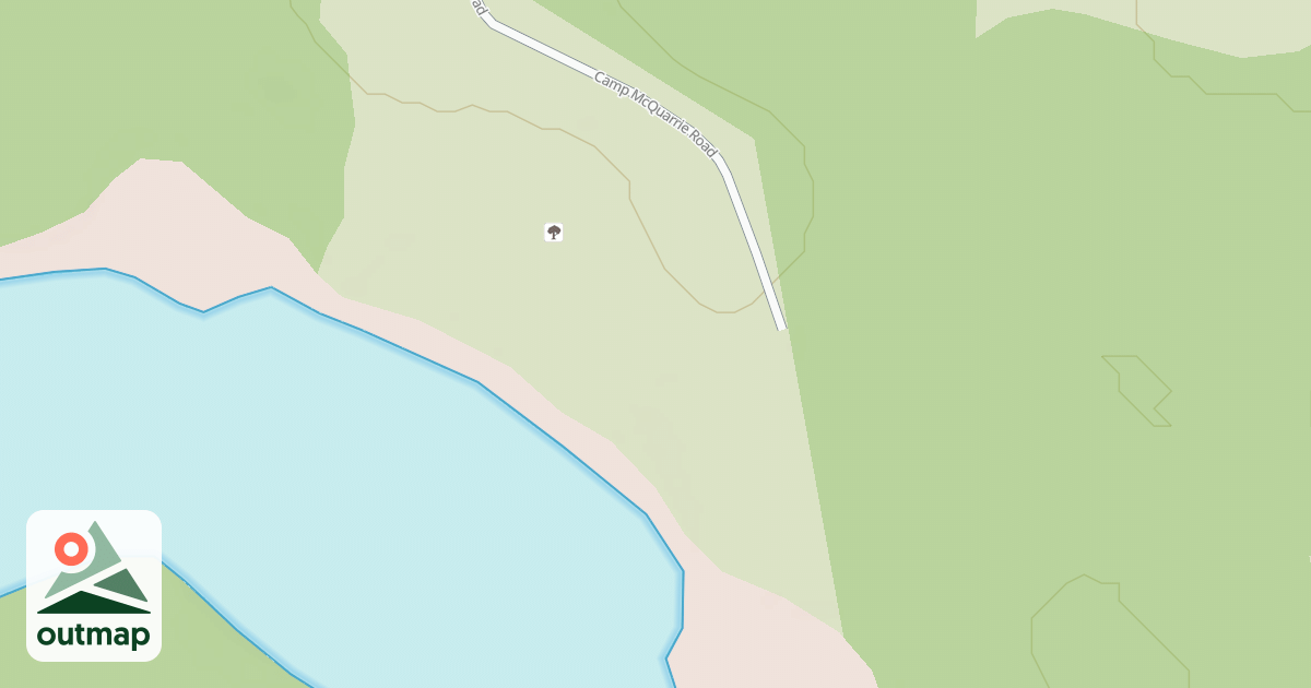 Map of OLD CAMP MCQUARRIE