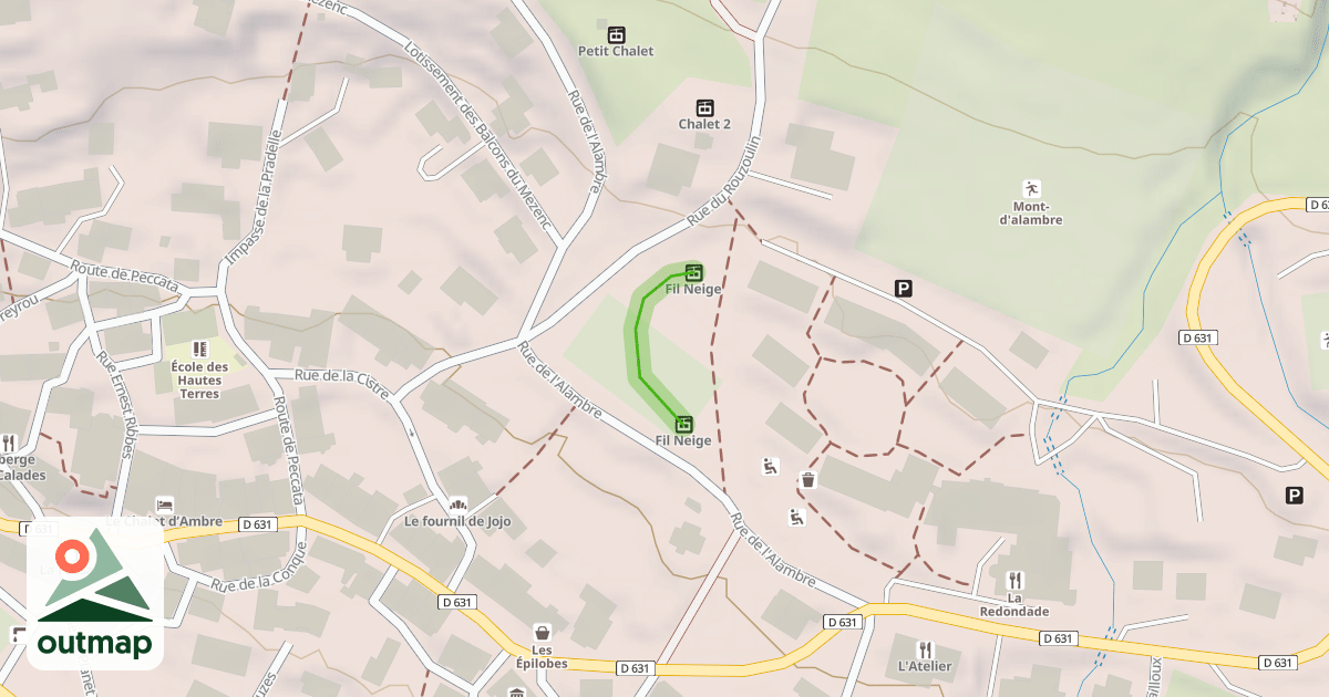Map of Jardin des Neiges