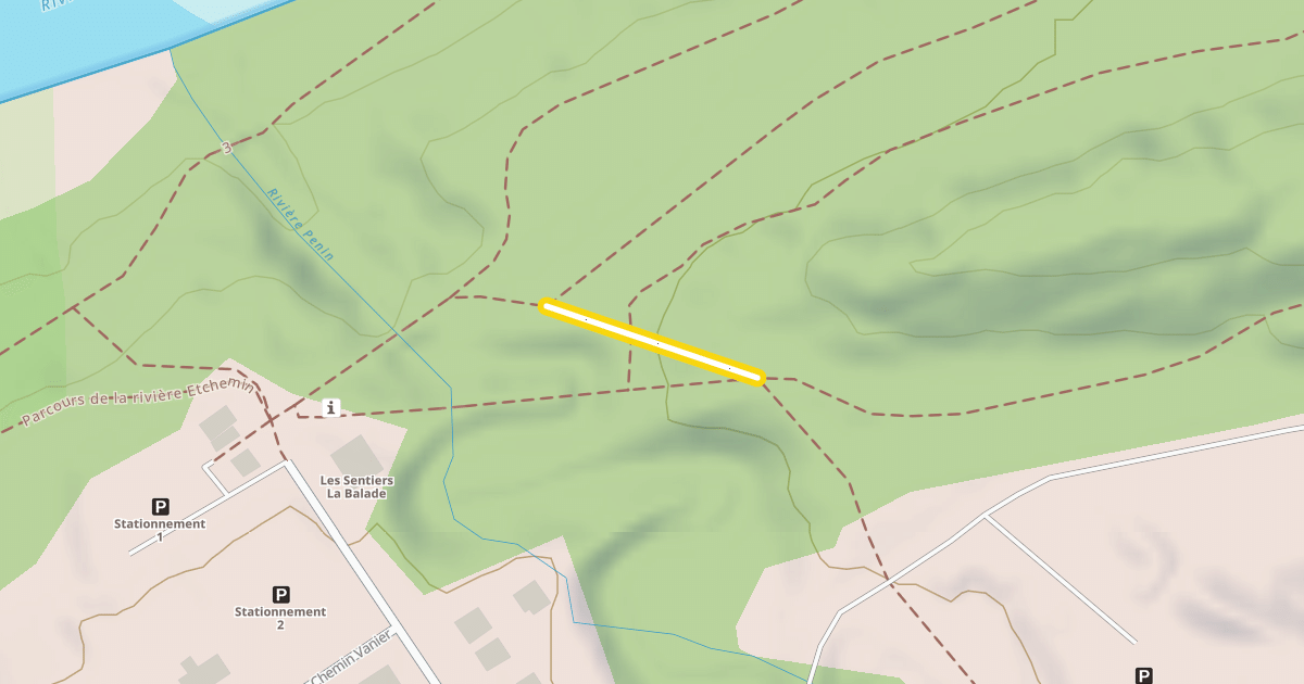 Map preview of Accès stationnement #2