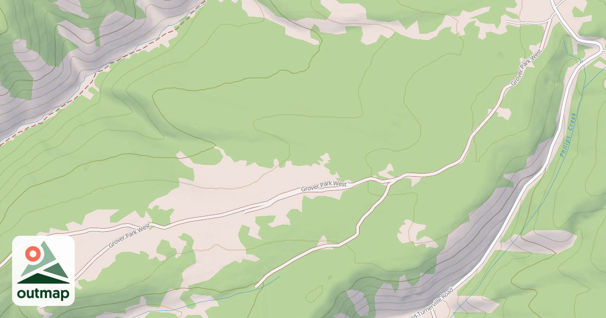 Map of GROVER PARK WEST