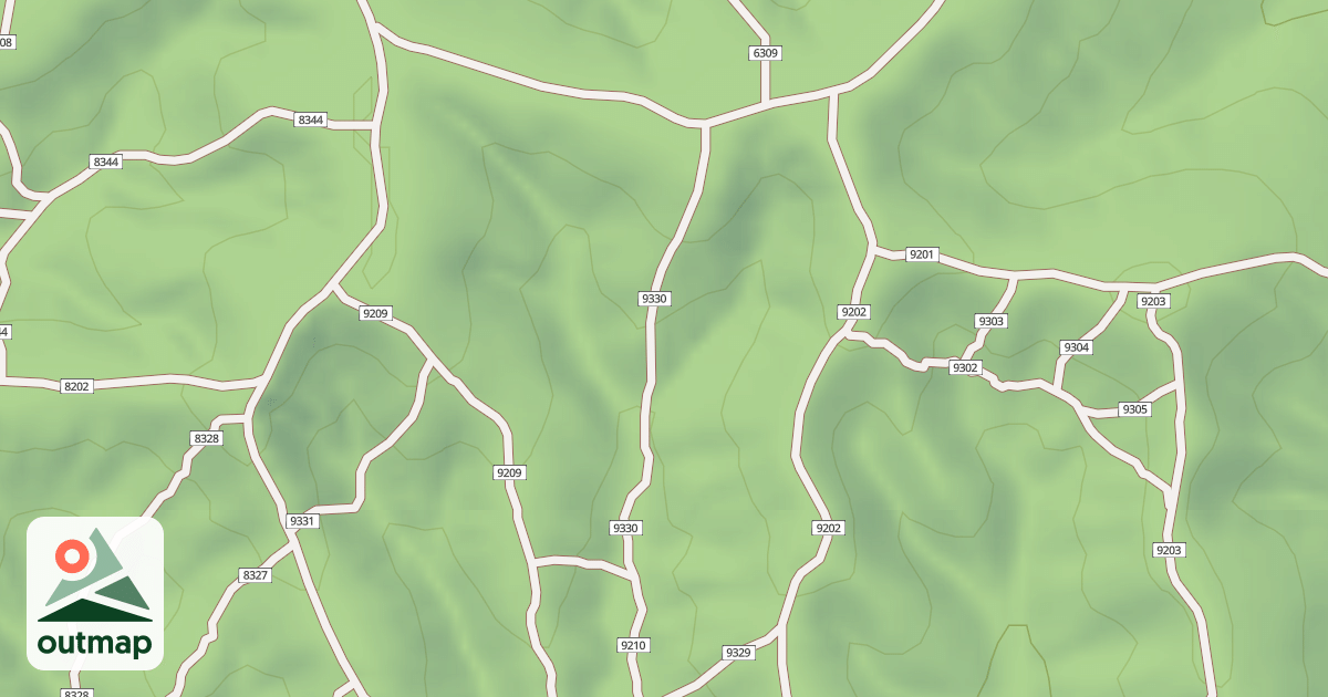 Map of USFS Motor Vehicle Use Map Trails 19144