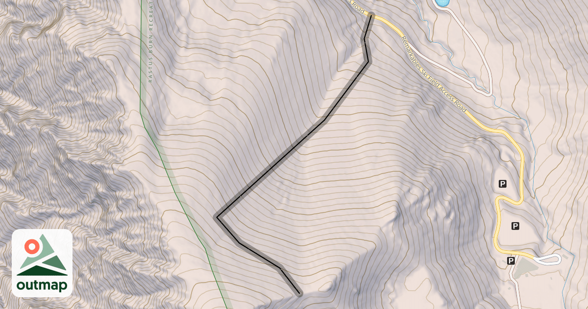 Map of Homeward Bound Run