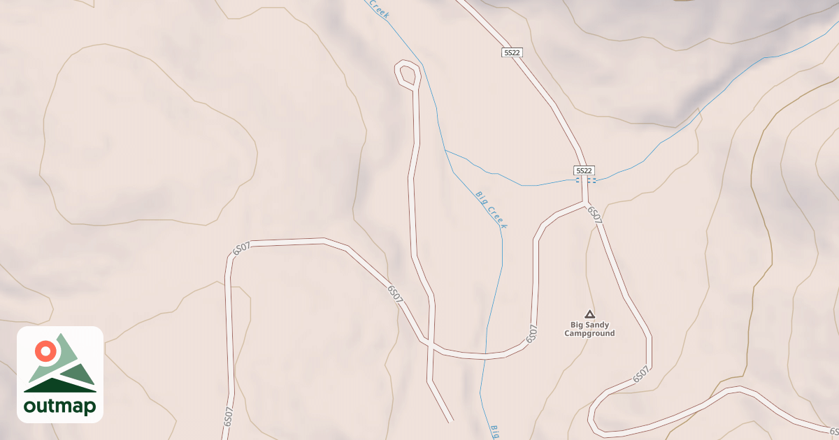 Map of BIG SANDY T3