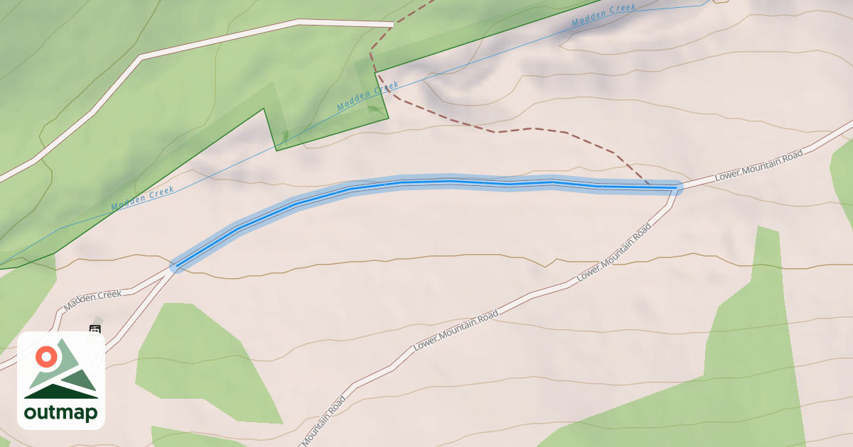 Map of Madden Creek