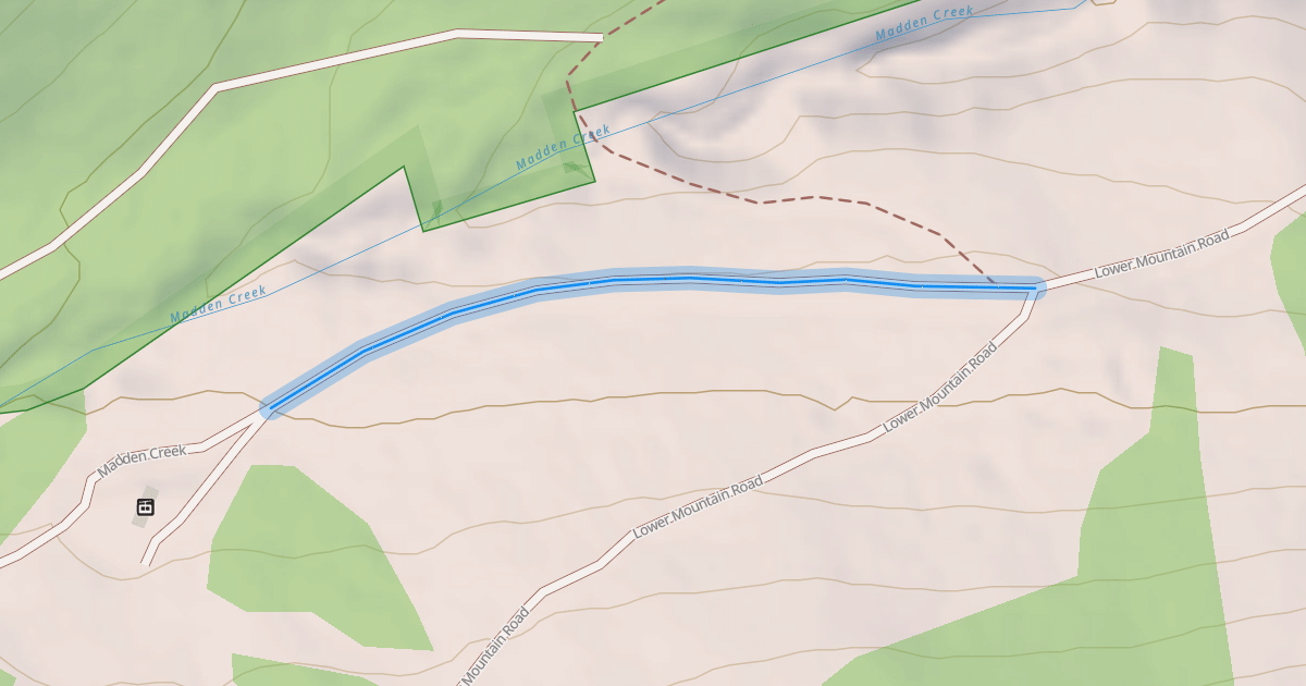 Map preview of Madden Creek