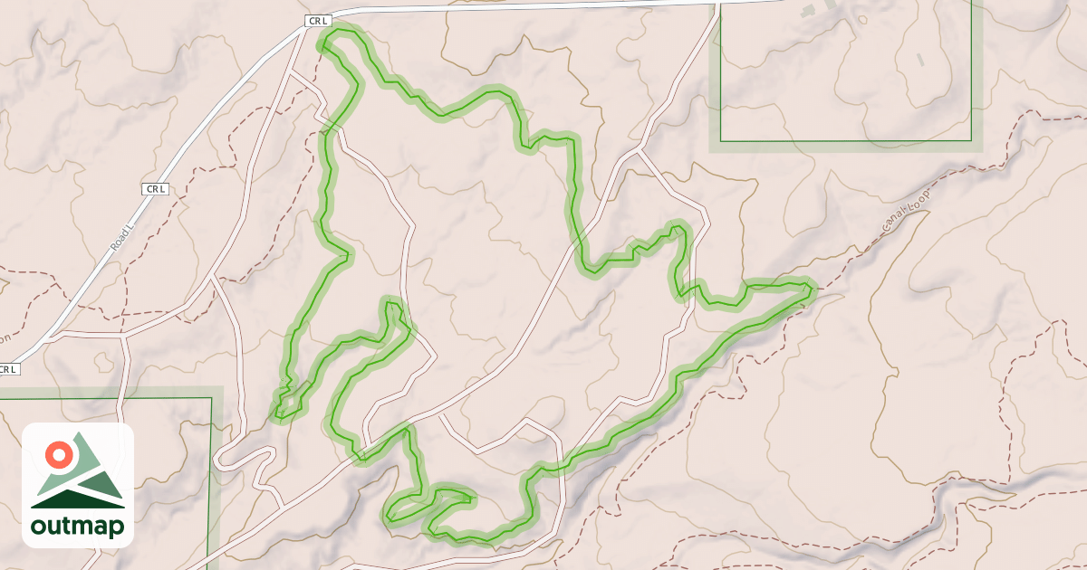Map of Highline Loop