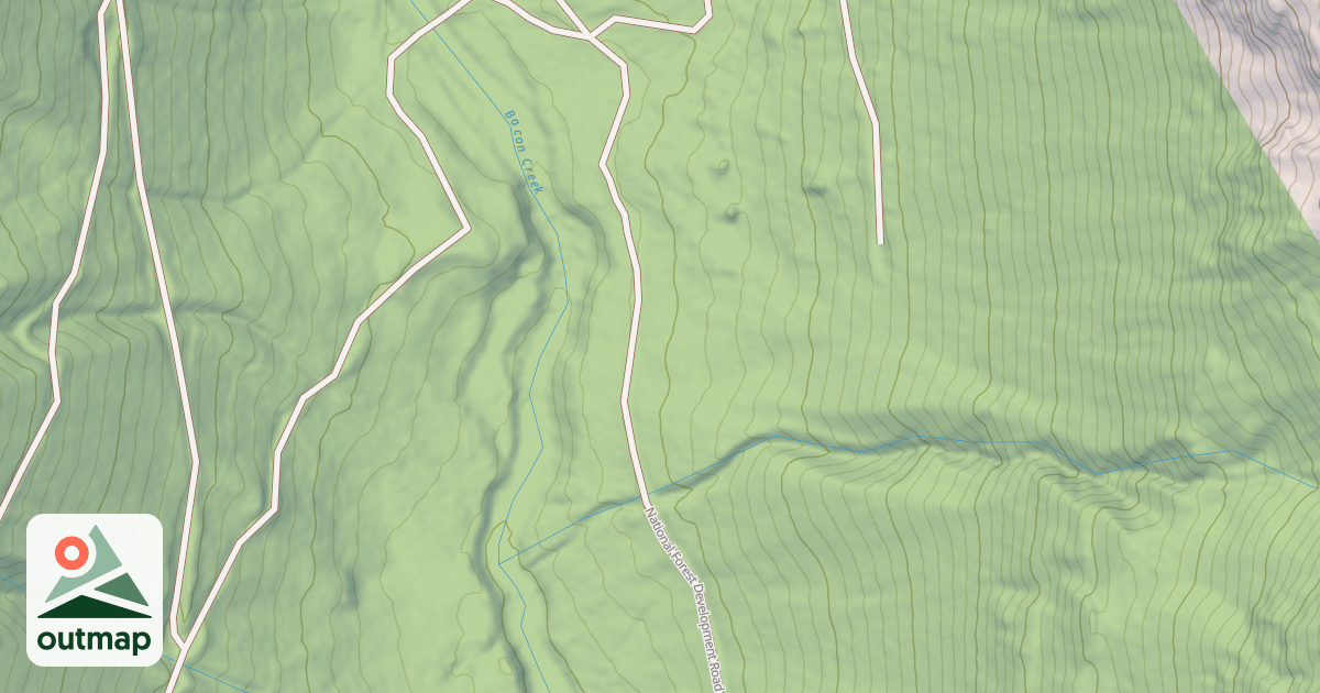Map of BACON CR
