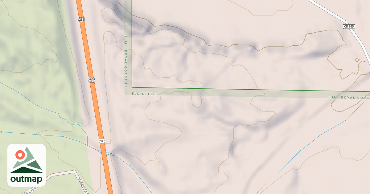 Map of Big Bend Ohv Track Trail