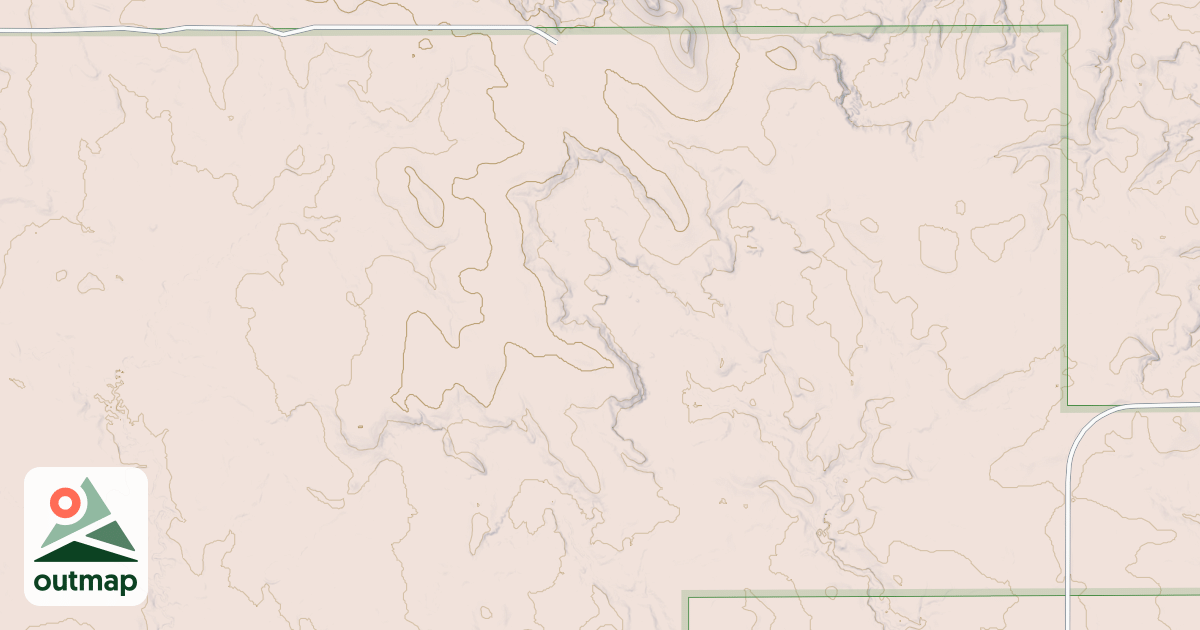 Map of BLACK HORSE BUTTE