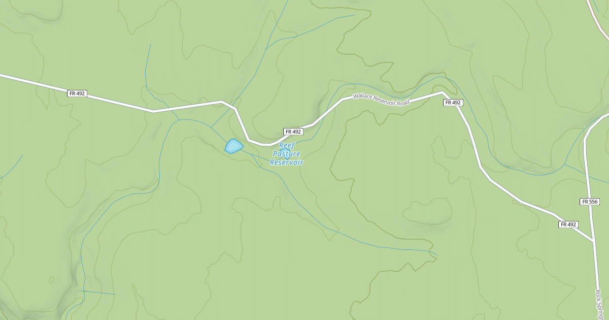 Map preview of WALLACE RSVR