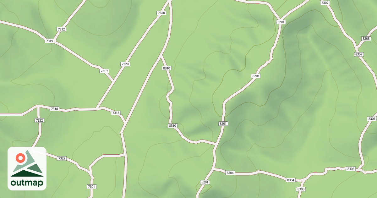 Map of USFS Motor Vehicle Use Map Trails 19736