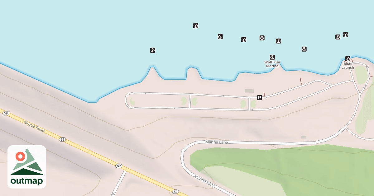 Map of WOLF RUN RECREATION - E