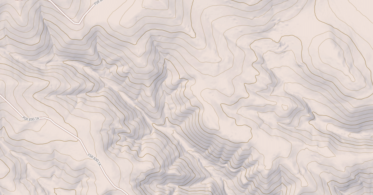 Map preview of USFS Motor Vehicle Use Map Trails 4674