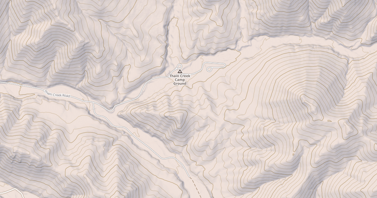 Map preview of THAIN CREEK