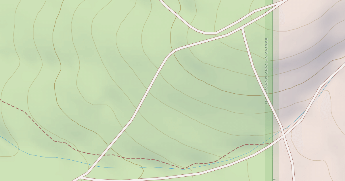 Map preview of BLM National GTLF Public Motorized Roads 50120338-fb8d-4d3c-8374-ceaae60cfa1b