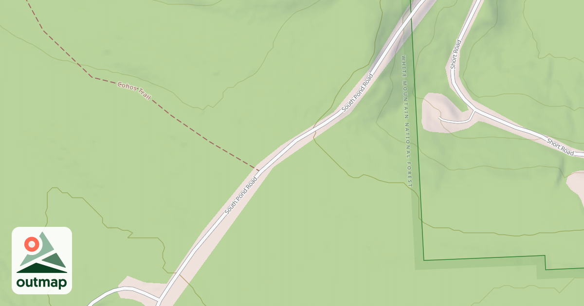 Map of EAST SIDE - SOUTH POND