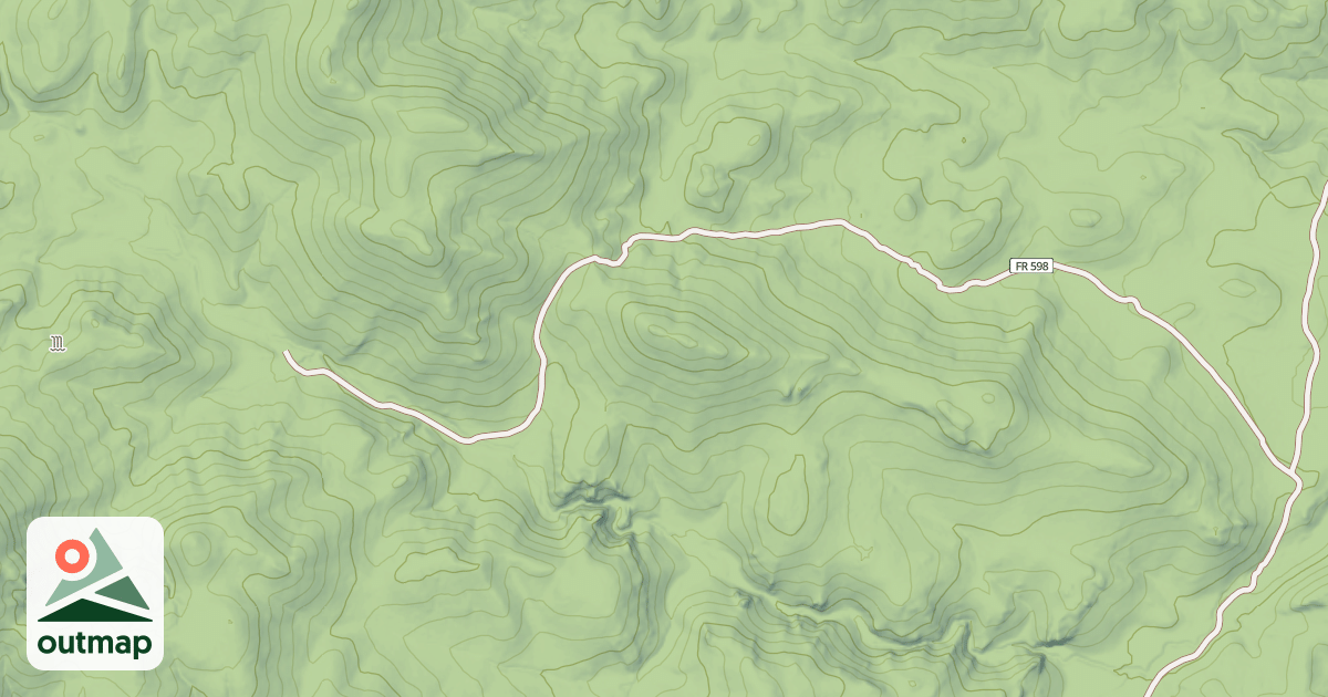 Map of USFS National Forest System Roads {BBB82FFC-BE8E-47DE-8C50-5BBDF5D4B841}