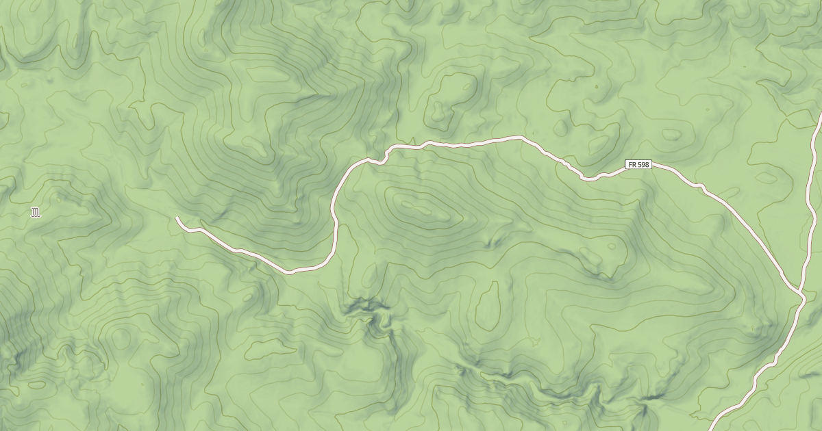 Map preview of USFS National Forest System Roads {BBB82FFC-BE8E-47DE-8C50-5BBDF5D4B841}