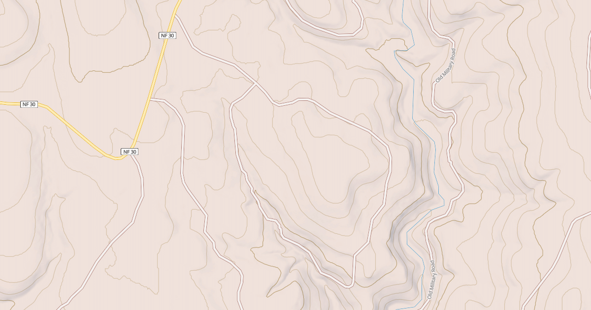Map preview of USFS National Forest System Roads {1CE746D4-1DE7-41FA-9DE7-A359DB33468B}